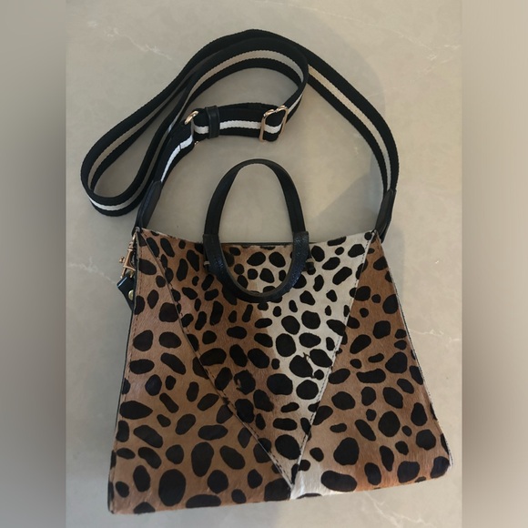 Clare V. leopard crossbody bag - Picture 1 of 7